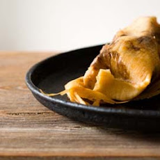 Chocolate tamales with pecans