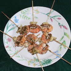 Dill and Garlic Shrimp Skewers