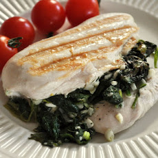 Spinach and Scallion Stuffed Chicken Breasts
