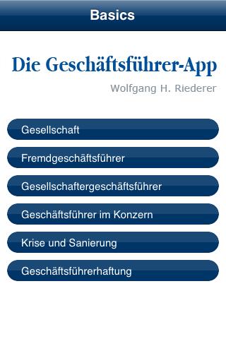 Die Geschäftsführer-App