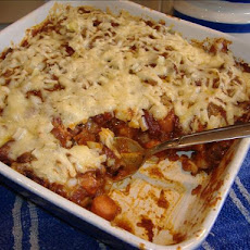 Chili dog Casserole
