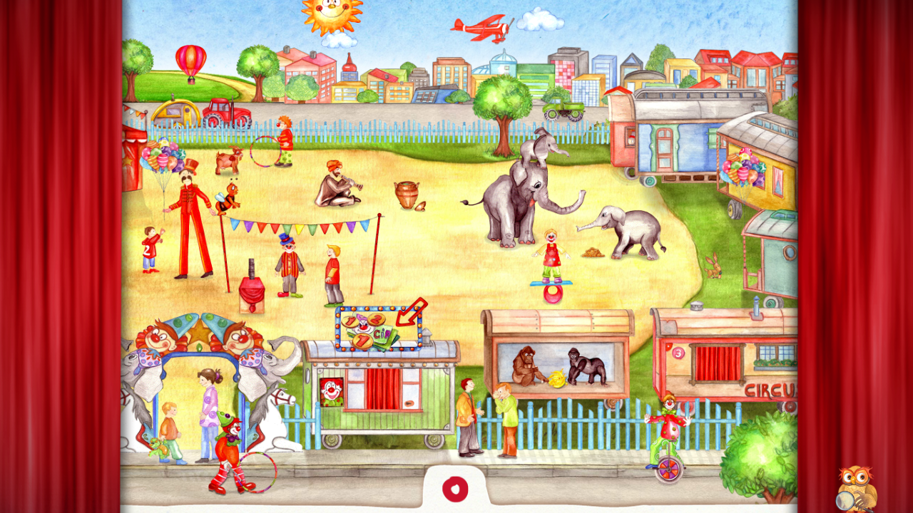 Android application Animal Circus - Seek &amp; Find screenshort