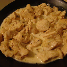 Chicken with Mustard and Tarragon Cream Sauce