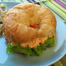 Chicken and Red Bell Pepper Salad Sandwiches