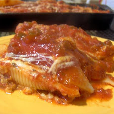 Three Cheese Stuffed Jumbo Pasta Shells