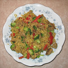 10-minute Pork Lo Mein