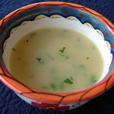 Fresh Coriander Soup (Sopa De Coentro)