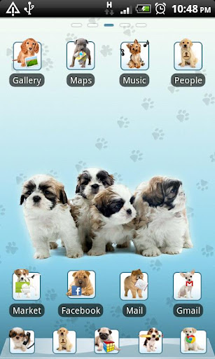 Puppy Go Launcher EX Theme