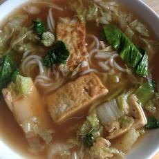 Country Style Vegetable Soup with Fermented Black Beans and Tofu