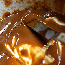 Chocolate-Dulce de Leche Flan