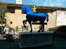 Pinocchio Su Cavallo Blu