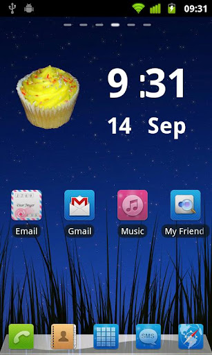 Cupcake Clock