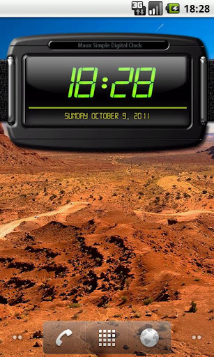 Maux simple Digital Clock