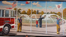 Firemen and Fountain Mural