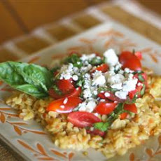 Orzo with Tomatoes, Basil, and Gorgonzola