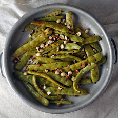 Roasted Romano Beans with Hazelnuts and Smoked Paprika