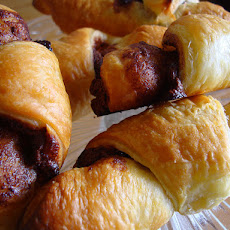 Raspberry Pastry Roll-Ups