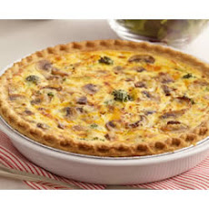 Broccoli and Cheddar Quiche
