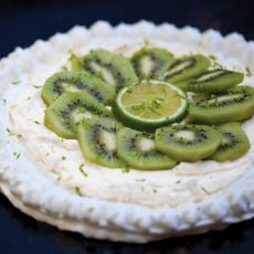 Kiwi Pavlova With Lime Zest Recipe