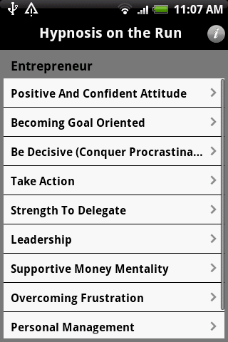 Hypnosis OTR – Entrepreneur