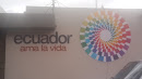Mural Multicolor Ecuador Ama La Vida