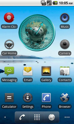 Manatee 2 Analog Clock