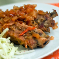 Country Style Ribs and Sauerkraut