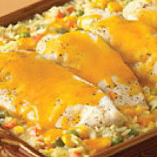 Cheesy Chicken & Rice Casserole
