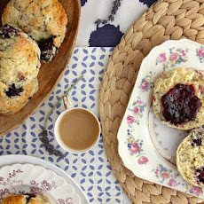 Lavender Blackberry Scones