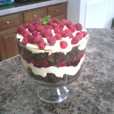 Raspberry Chocolate Cream Trifle