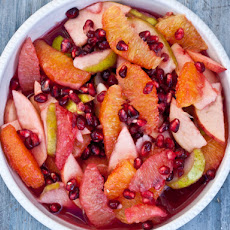 Winter Fruit Salad with Pomegranates