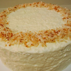 Banana Cake with Coconut Cream Cheese Frosting