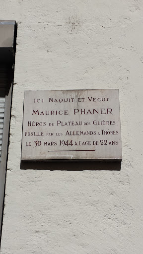 Hommage à Maurice Phaner