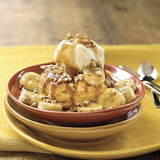 Bananas Foster Ice-Cream Pastry