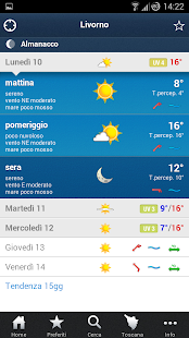 LaMMA Meteo screenshot for Android