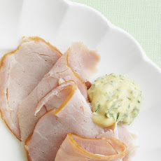 Ham with Parsley-Mustard Sauce