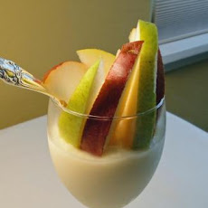 Ricotta With Raw Honey and Pears