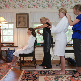 by Alan  Weiner - Wedding Getting Ready