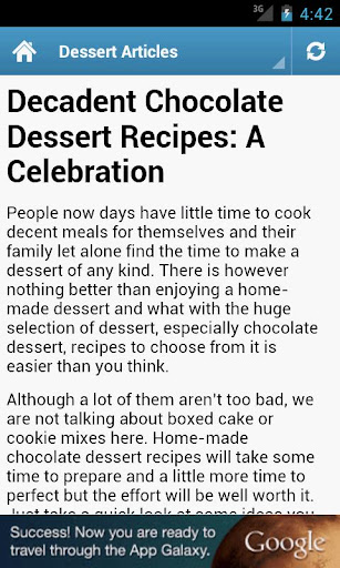 【免費書籍App】Dessert Recipes!-APP點子