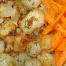 Pan Fried Turnips and Potatoes