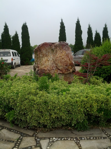 停车场的石头