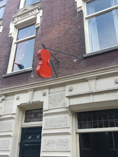 Hanging Red Cello
