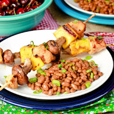 Kung Pao Chicken Skewers
