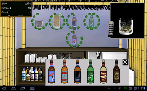 Tiki Bar: Free Bartender Game