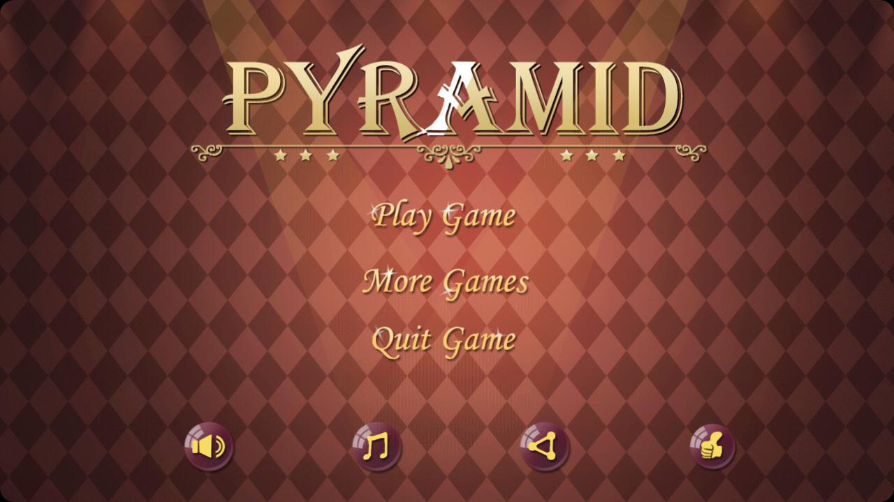 Android application Pyramid Solitaire screenshort