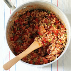 Red Rice with Sausage and Peppers