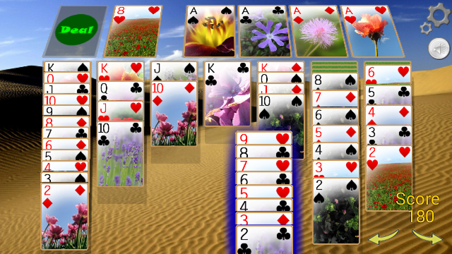 Android application Solitaire 3D Pro - screenshort