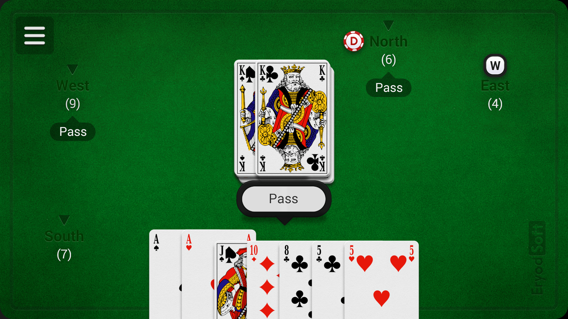 Android application President - Card Game screenshort