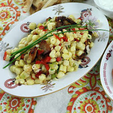 Corn And Pork Belly Salad