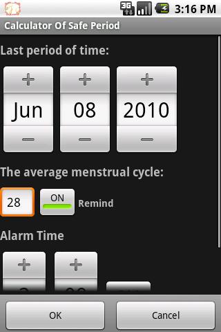 Calculator Of Menstrual Cycle